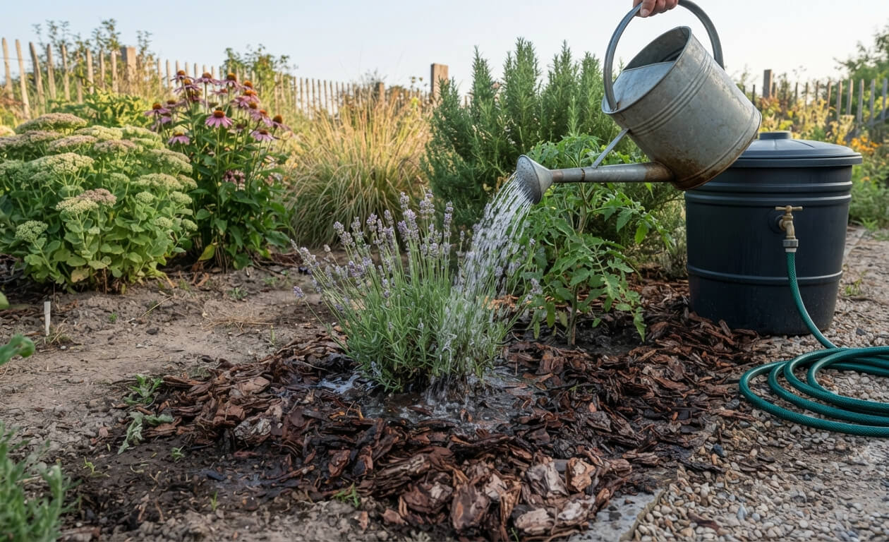 bild pflanzen giesen trotz wasserknappheit