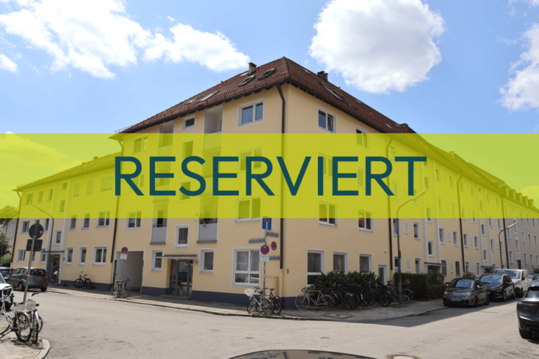 Vermietete 3-Zimmerwohnung mit Garage. Zwischen Nymphenburg & Olympiapark. RESERVIERT
